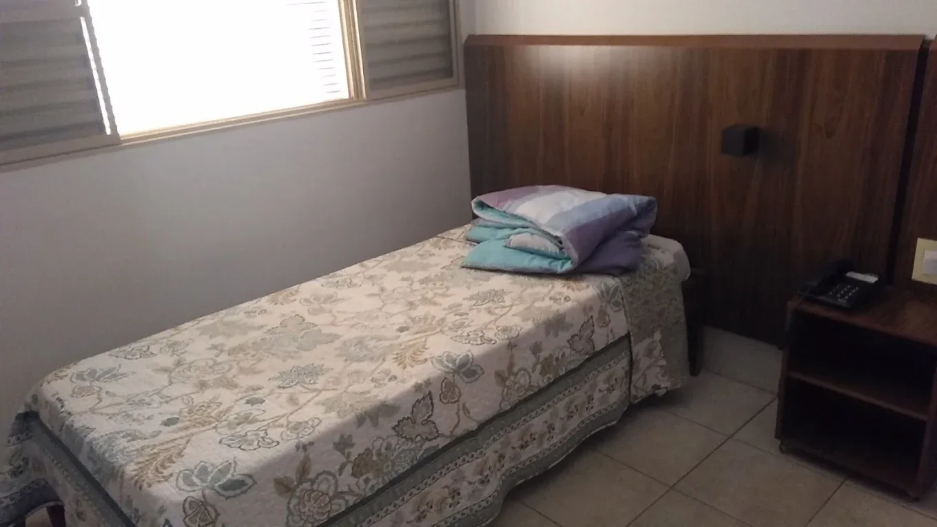 Quarto solteiro do Hotel Vale das Águas